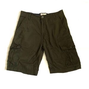 Olive Green Cargo Shorts